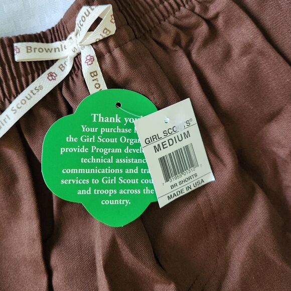 Girl Scouts Brownies Shorts Sz M/L NWT Vintage USA - Picture 8 of 8